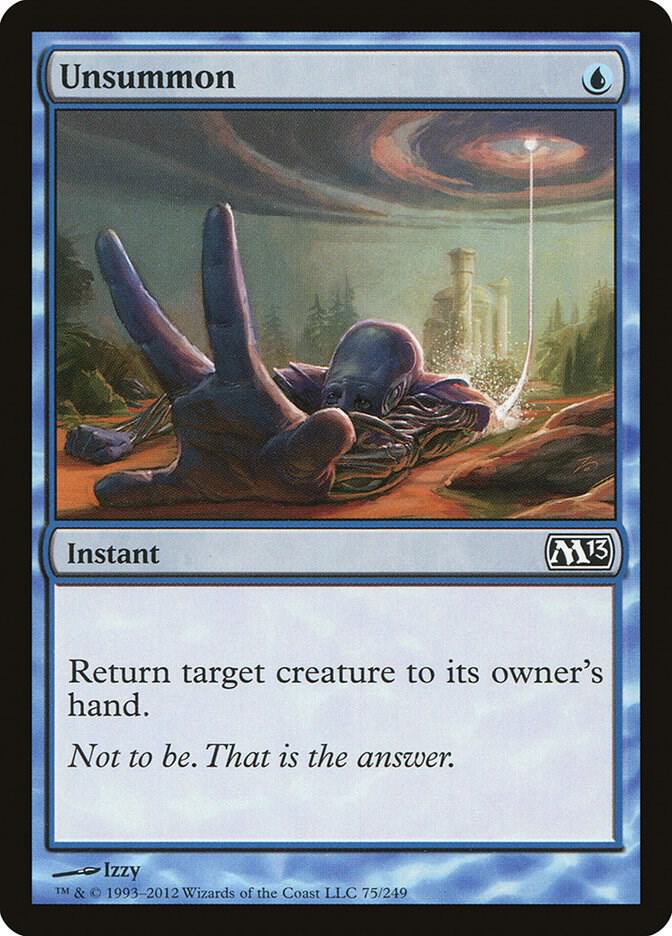 Unsummon 75/249 (Magic 2013 (M13))  | Chromatic Games