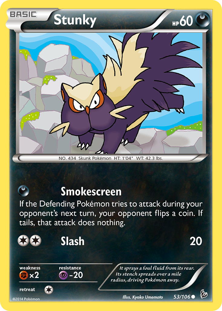Stunky (53/106) [XY: Flashfire] | Chromatic Games