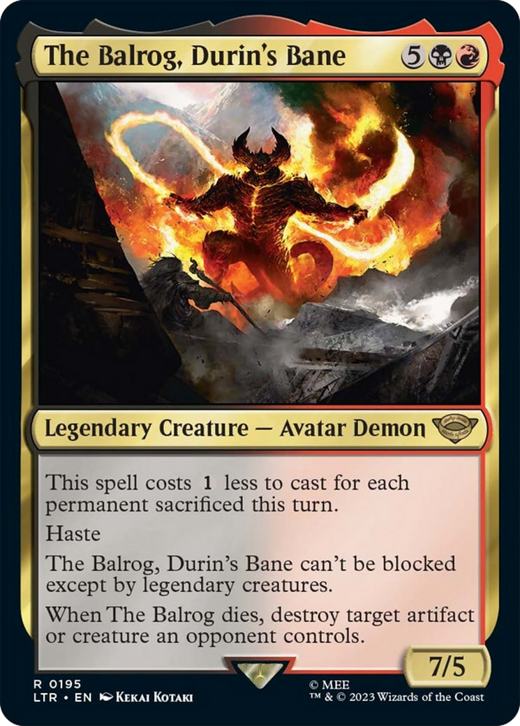 The Balrog, Durin's Bane [The Lord of the Rings: Tales of Middle-Earth] | Chromatic Games