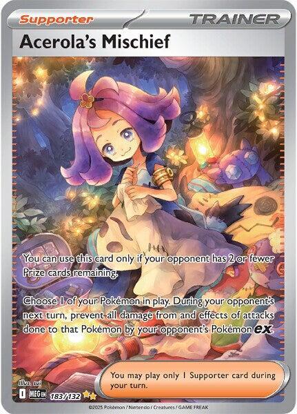 Acerola's Mischief 183/132 (ME01: Mega Evolution)  - Holofoil | Chromatic Games