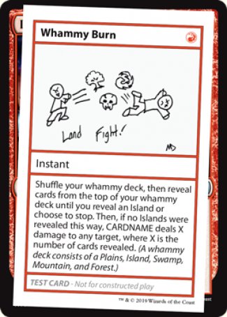 Whammy Burn (2021 Edition) [Mystery Booster Playtest Cards] | Chromatic Games