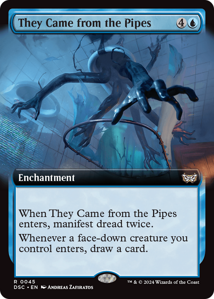 They Came from the Pipes (Extended Art) [Duskmourn: House of Horror Commander] | Chromatic Games