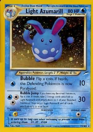 Light Azumarill (13/105) [Neo Destiny Unlimited] | Chromatic Games