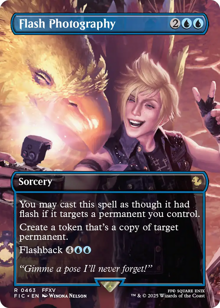 Flash Photography (Borderless) [FINAL FANTASY Commander] | Chromatic Games