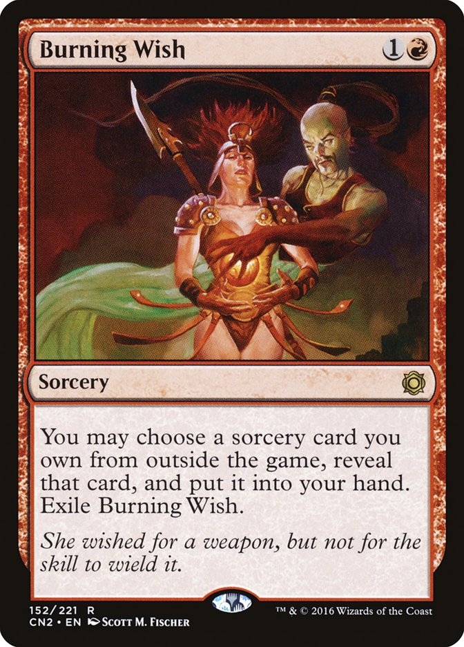 Burning Wish 152/221 (Conspiracy: Take the Crown)  | Chromatic Games