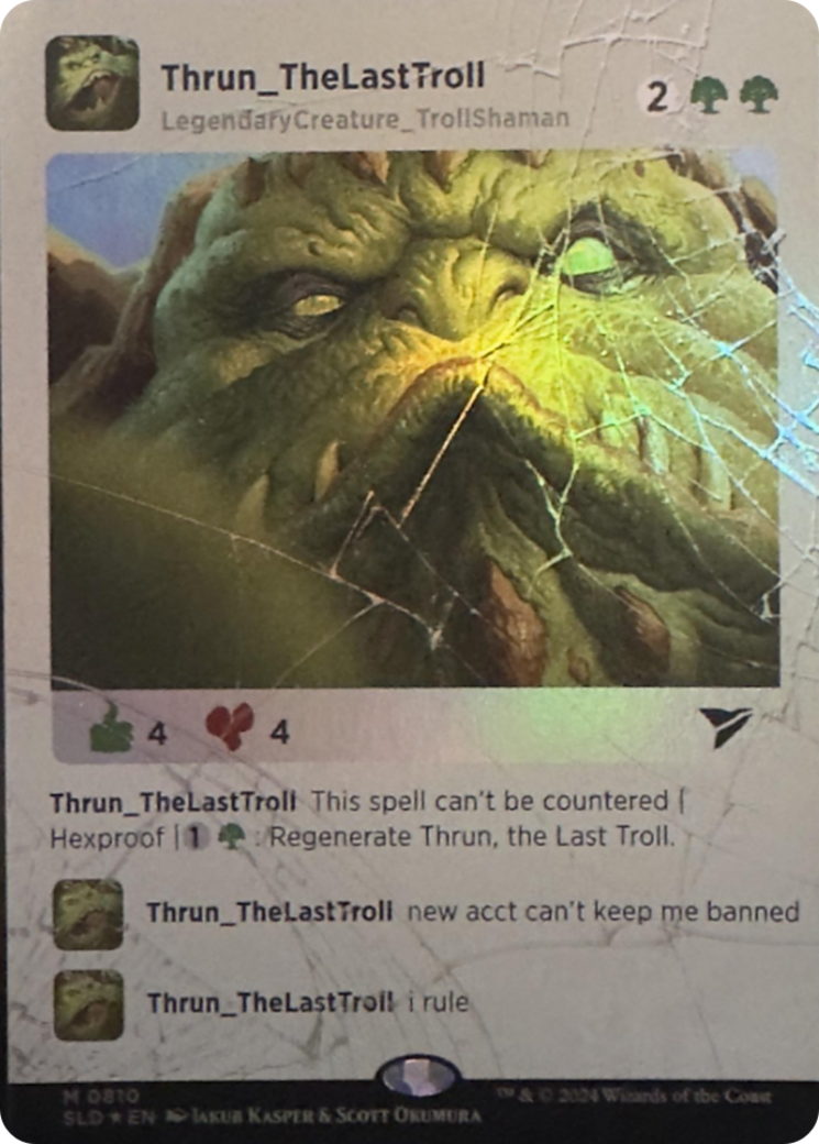 Thrun, the Last Troll [Secret Lair Drop Series] | Chromatic Games