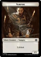 Vampire // Skeleton Pirate Double-Sided Token [The Lost Caverns of Ixalan Tokens] | Chromatic Games