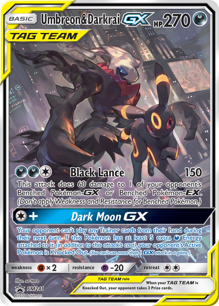 Umbreon & Darkrai GX (SM241) [Sun & Moon: Black Star Promos] | Chromatic Games