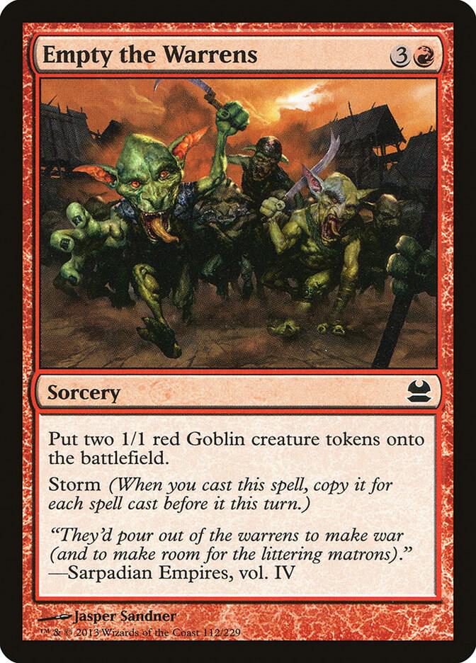 Empty the Warrens 112 (Modern Masters)  | Chromatic Games