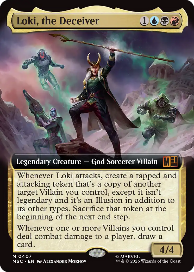 Loki, the Deceiver (Extended Art) [Marvel Super Heroes Commander] | Chromatic Games