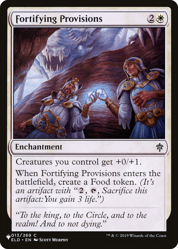 Fortifying Provisions [The List] | Chromatic Games