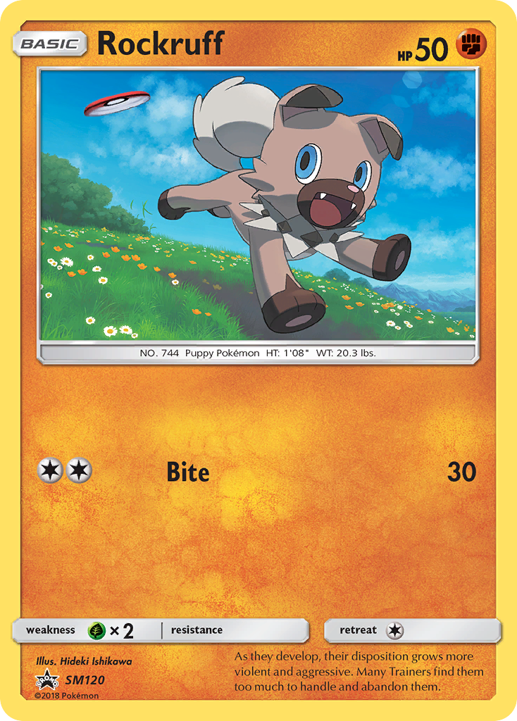 Rockruff (SM120) [Sun & Moon: Black Star Promos] | Chromatic Games