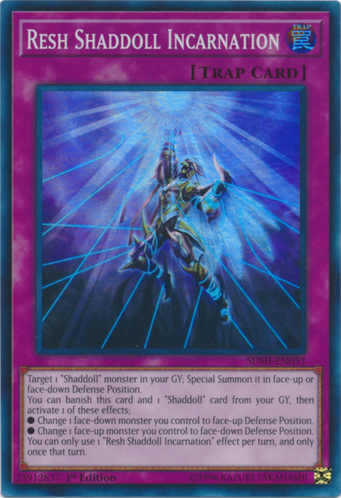Resh Shaddoll Incarnation [SDSH-EN033] Super Rare | Chromatic Games