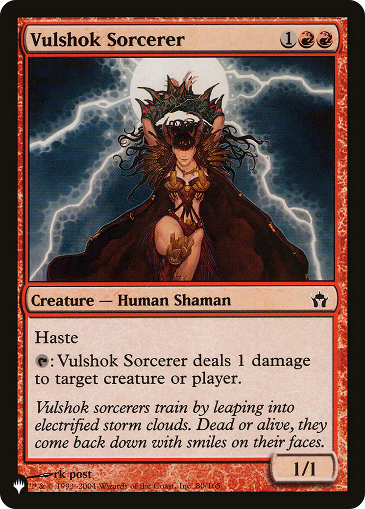 Vulshok Sorcerer [The List] | Chromatic Games