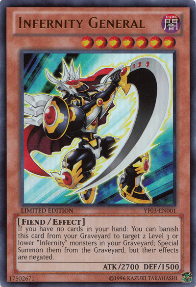 Infernity General [YF03-EN001] Ultra Rare | Chromatic Games