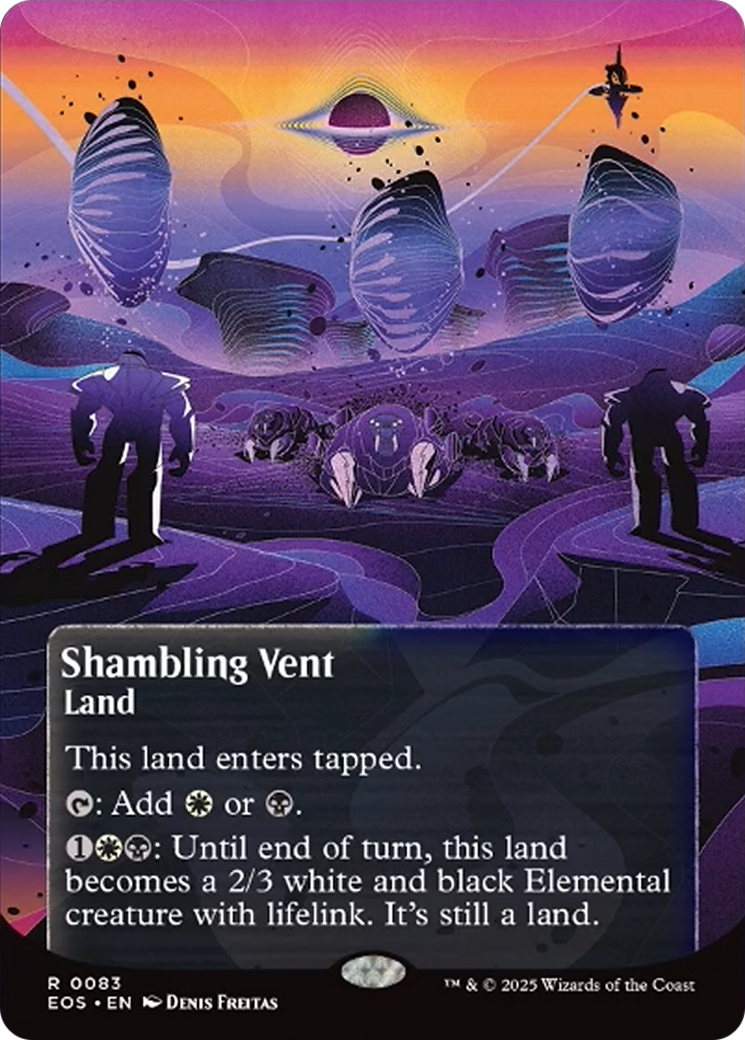 Shambling Vent (0083) (Borderless) [Edge of Eternities: Stellar Sights] | Chromatic Games