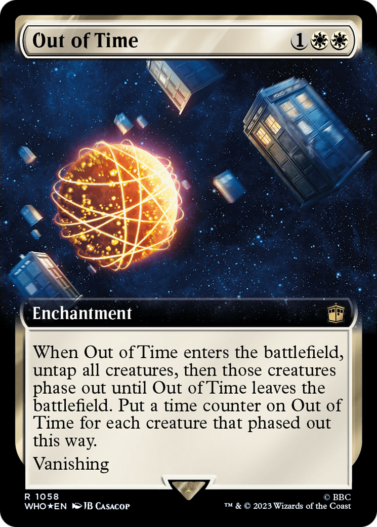 Out of Time (Extended Art) (Surge Foil) [Doctor Who] | Chromatic Games