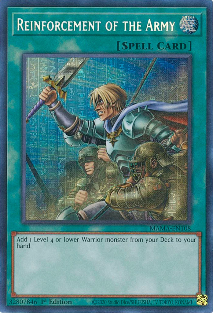 Reinforcement of the Army [MAMA-EN108] Ultra Pharaoh's Rare | Chromatic Games