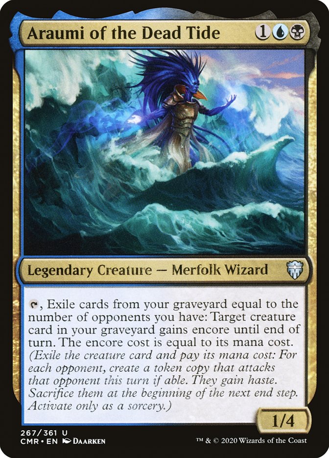 Araumi of the Dead Tide 267 (Commander Legends)  | Chromatic Games