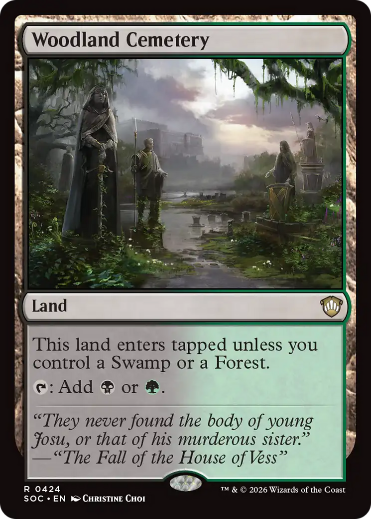Woodland Cemetery [Secrets of Strixhaven Commander] | Chromatic Games