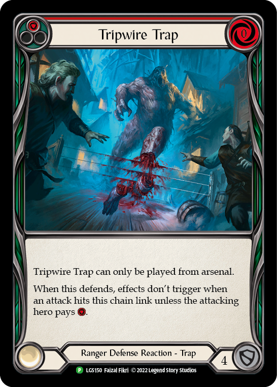 Tripwire Trap (Red) [LGS150] (Promo)  Rainbow Foil | Chromatic Games