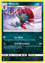 Weavile (74/156) [Sun & Moon: Ultra Prism] | Chromatic Games