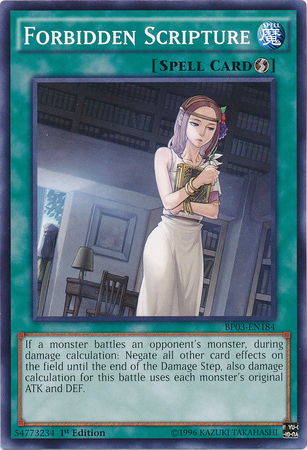 Forbidden Scripture [BP03-EN184] Common | Chromatic Games
