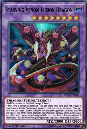 Starving Venom Fusion Dragon [FIGA-EN060] Super Rare | Chromatic Games