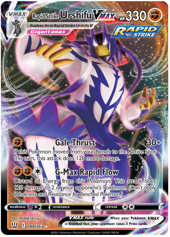 Rapid Strike Urshifu VMAX (088/163) (Jumbo Card) [Sword & Shield: Battle Styles] | Chromatic Games