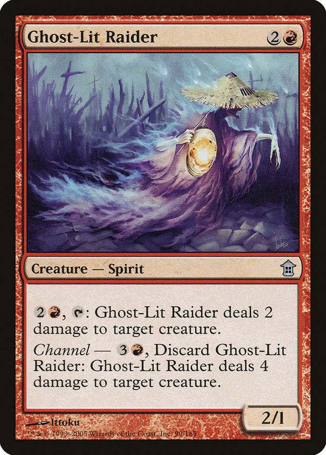 Ghost-Lit Raider [Saviors of Kamigawa] | Chromatic Games