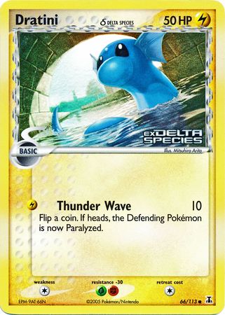 Dratini (66/113) (Delta Species) (Stamped) [EX: Delta Species] | Chromatic Games