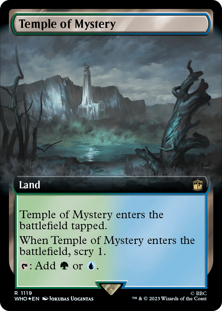 Temple of Mystery (Extended Art) (Surge Foil) [Doctor Who] | Chromatic Games
