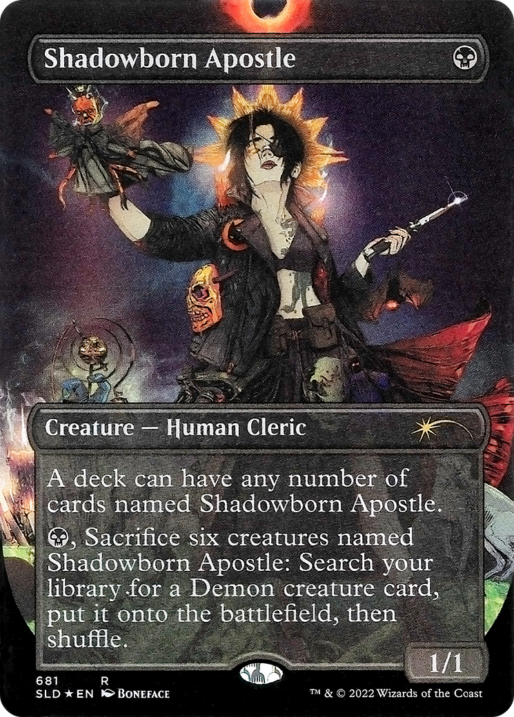 Shadowborn Apostle (681) (Borderless) [Secret Lair Drop Promos] | Chromatic Games