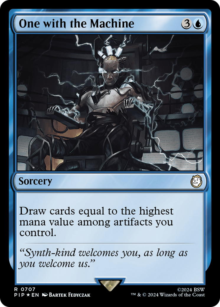 One with the Machine (Surge Foil) [Fallout] | Chromatic Games