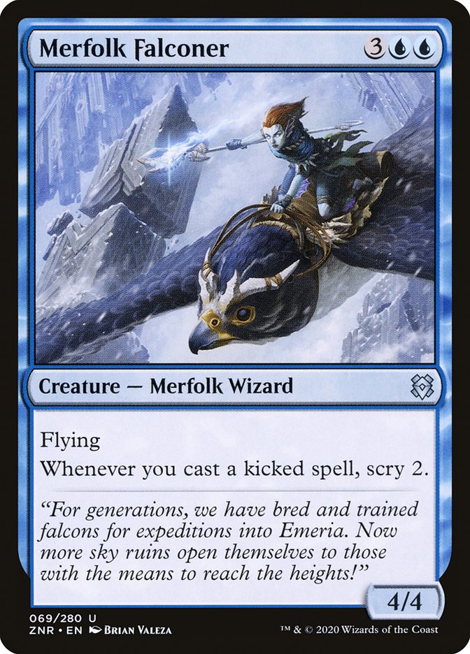 Merfolk Falconer 69/280 (Zendikar Rising)  | Chromatic Games