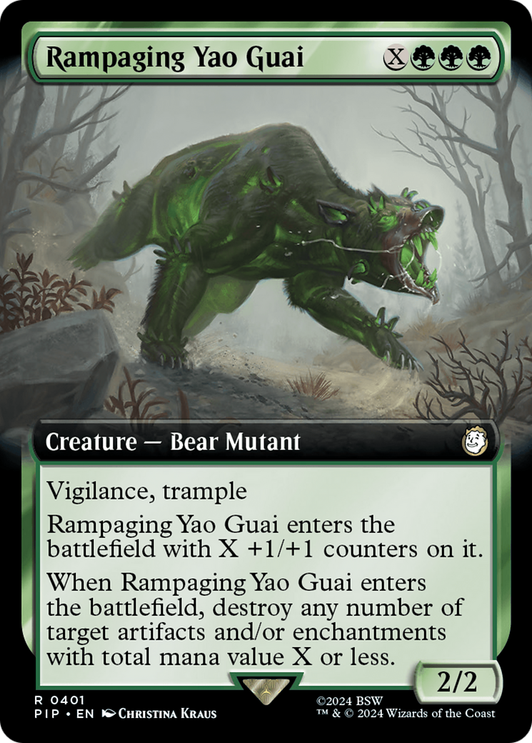 Rampaging Yao Guai (Extended Art) [Fallout] | Chromatic Games