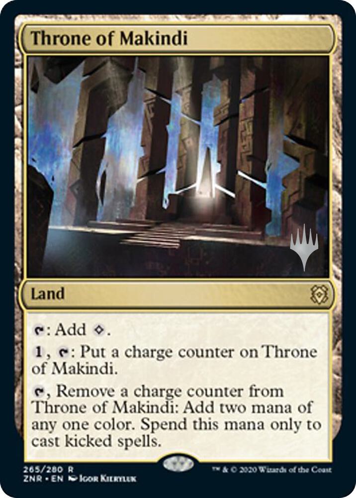 Throne of Makindi 265 (Promo Pack: Zendikar Rising)  - Foil | Chromatic Games