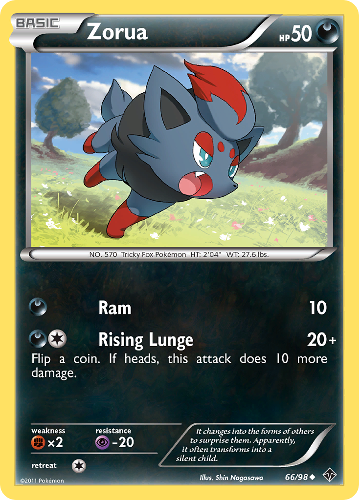 Zorua (66/98) [Black & White: Emerging Powers] | Chromatic Games