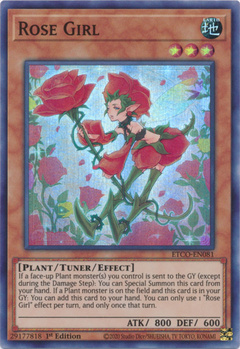 Rose Girl [ETCO-EN081] Super Rare | Chromatic Games