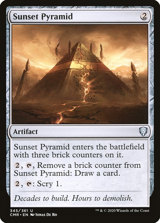 Sunset Pyramid 345 (Commander Legends)  | Chromatic Games