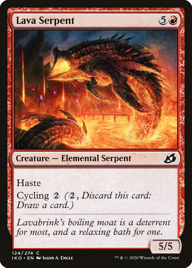 Lava Serpent 124/274 (Ikoria: Lair of Behemoths)  - Foil | Chromatic Games