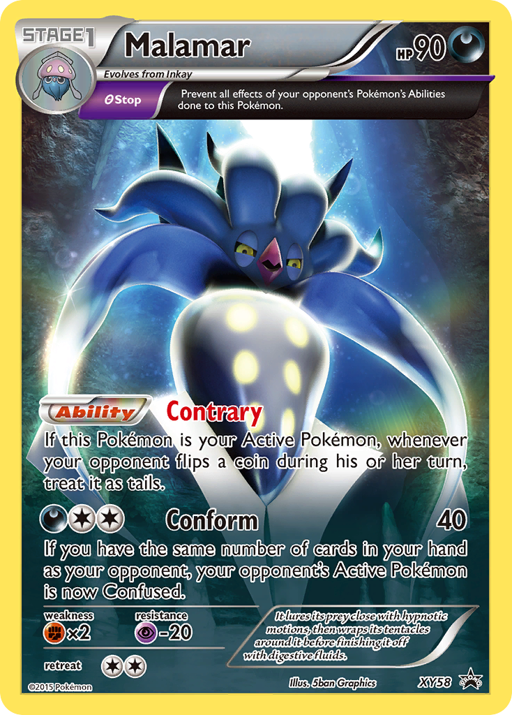 Malamar (XY58) [XY: Black Star Promos] | Chromatic Games