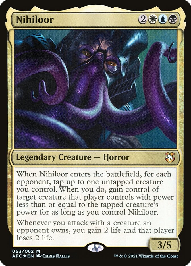 Nihiloor 53/62 (Commander: Adventures in the Forgotten Realms)  - Foil | Chromatic Games