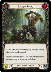 Savage Swing (Yellow) [U-WTR021] (Welcome to Rathe Unlimited)  Unlimited Normal | Chromatic Games
