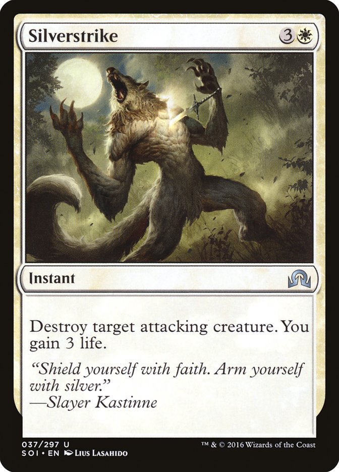 Silverstrike 37/297 (Shadows over Innistrad)  | Chromatic Games