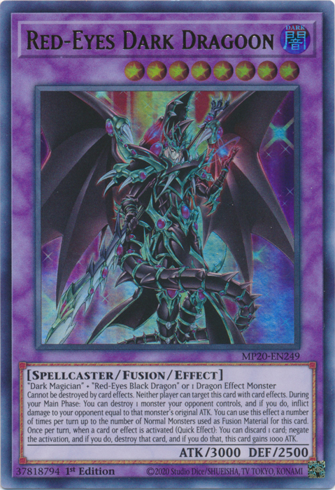 Red-Eyes Dark Dragoon [MP20-EN249] Ultra Rare | Chromatic Games