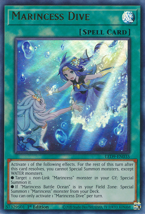 Marincess Dive [LED9-EN035] Ultra Rare | Chromatic Games