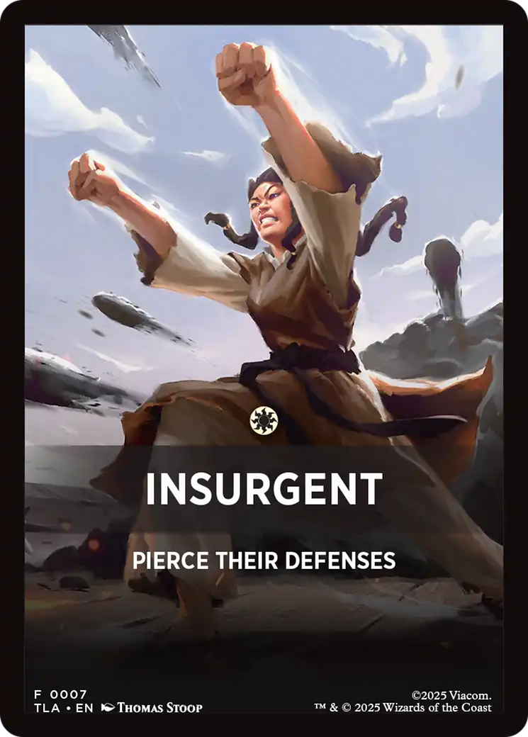 Insurgent Theme Card [Avatar: The Last Airbender Tokens] | Chromatic Games