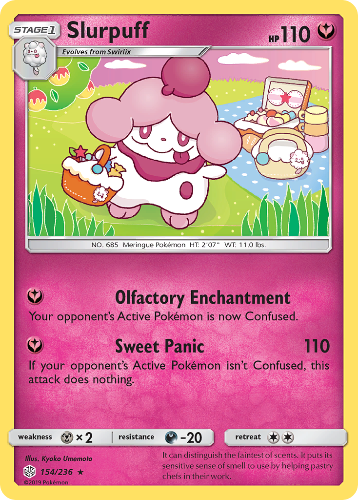 Slurpuff (154/236) [Sun & Moon: Cosmic Eclipse] | Chromatic Games