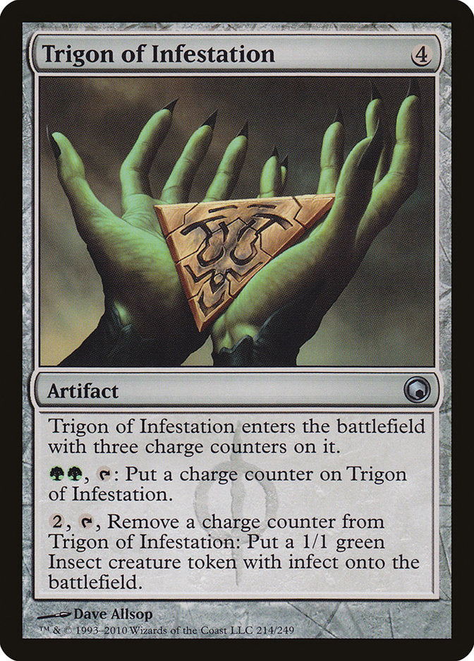 Trigon of Infestation 214 (Scars of Mirrodin)  | Chromatic Games